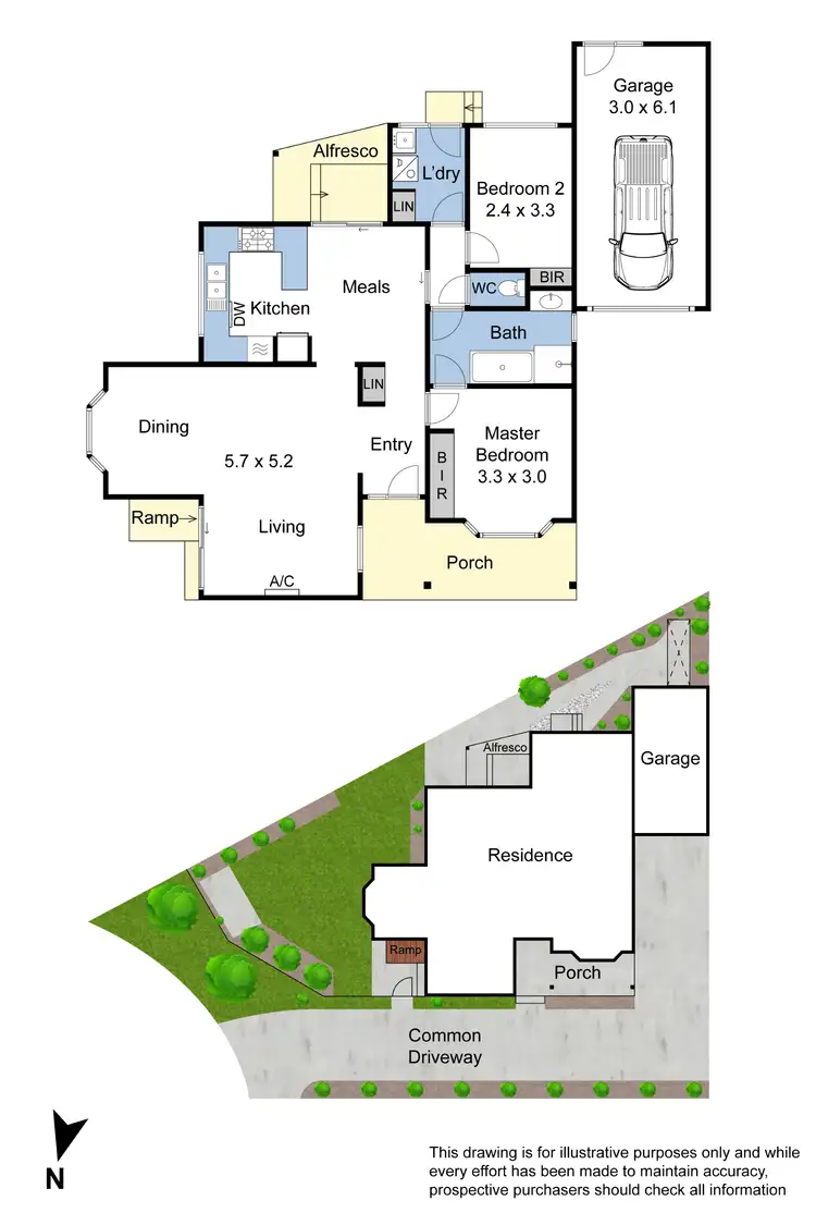 Floorplan of Homely unit listing, 1/19 Crocus Crescent, Glen Waverley VIC 3150