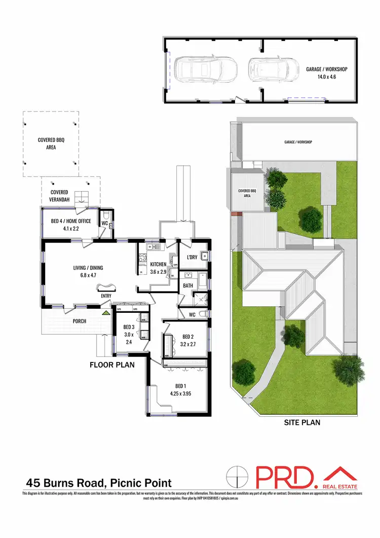 Floorplan of Homely house listing, 45 Burns Road, Picnic Point NSW 2213