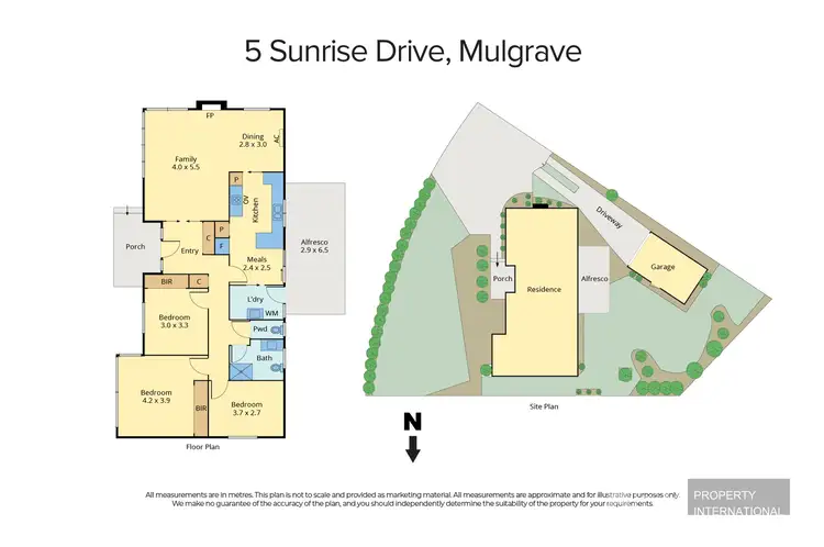 Floorplan of Homely house listing, 5 Sunrise Drive, Mulgrave VIC 3170