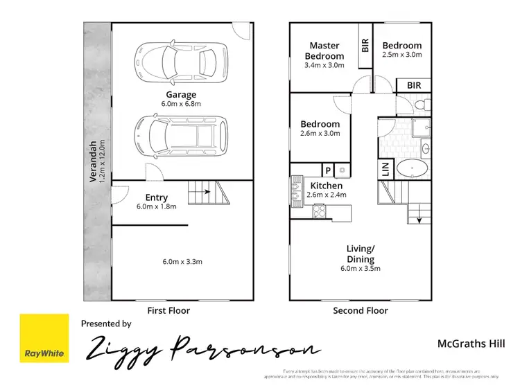 Floorplan of Homely townhouse listing, 8 Erringhi Place, Mcgraths Hill NSW 2756