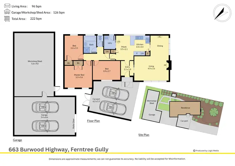 Floorplan of Homely house listing, 663 Burwood Highway, Ferntree Gully VIC 3156