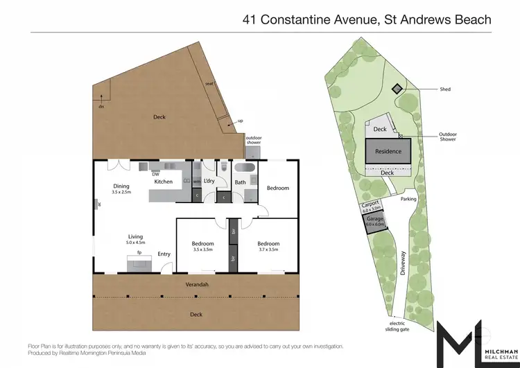 Floorplan of Homely house listing, 41 Constantine Avenue, St Andrews Beach VIC 3941