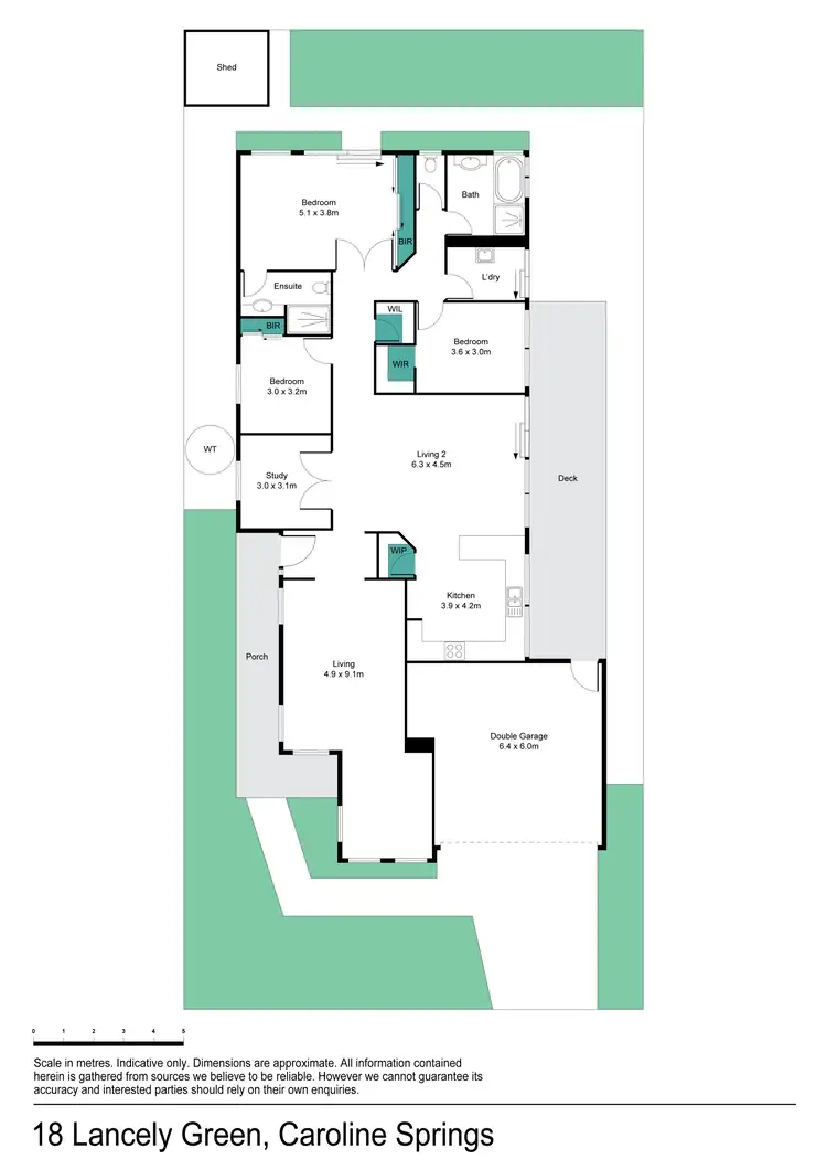 Floorplan of Homely house listing, 18 Lancely Green, Caroline Springs VIC 3023