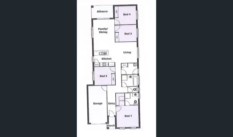 Floorplan of Homely house listing, 34 Leigh Crescent, Dakabin QLD 4503