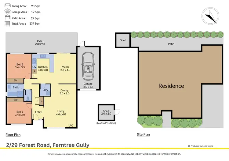 Floorplan of Homely townhouse listing, 2/29 Forest Road, Ferntree Gully VIC 3156