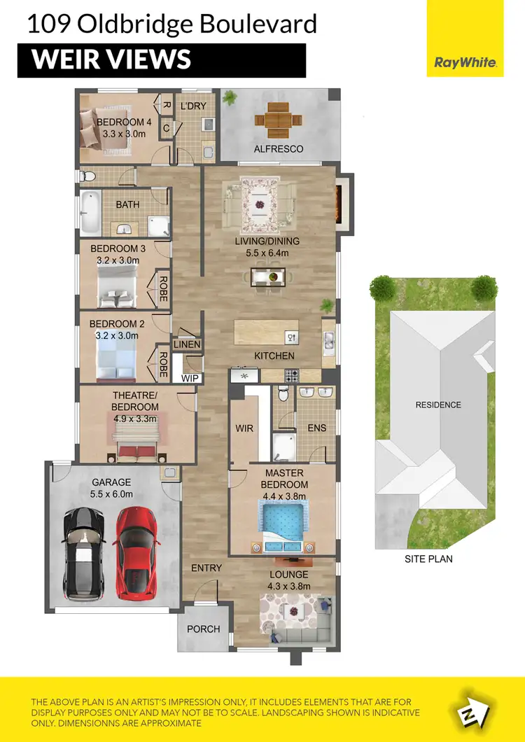 Floorplan of Homely house listing, 109 Oldbridge Boulevard, Weir Views VIC 3338