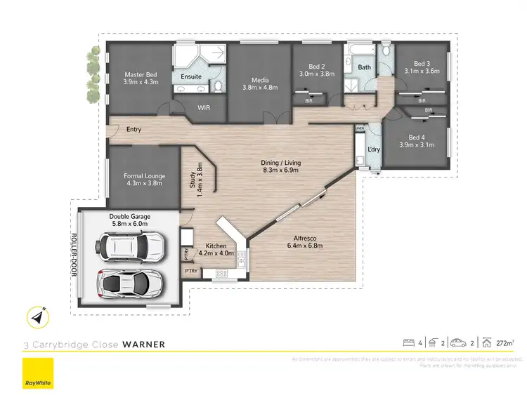Floorplan of Homely house listing, 3 Carrybridge Close, Warner QLD 4500