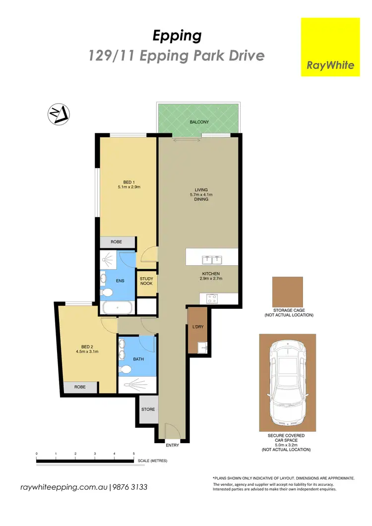 Floorplan of Homely apartment listing, 129/11 Epping Park Drive, Epping NSW 2121