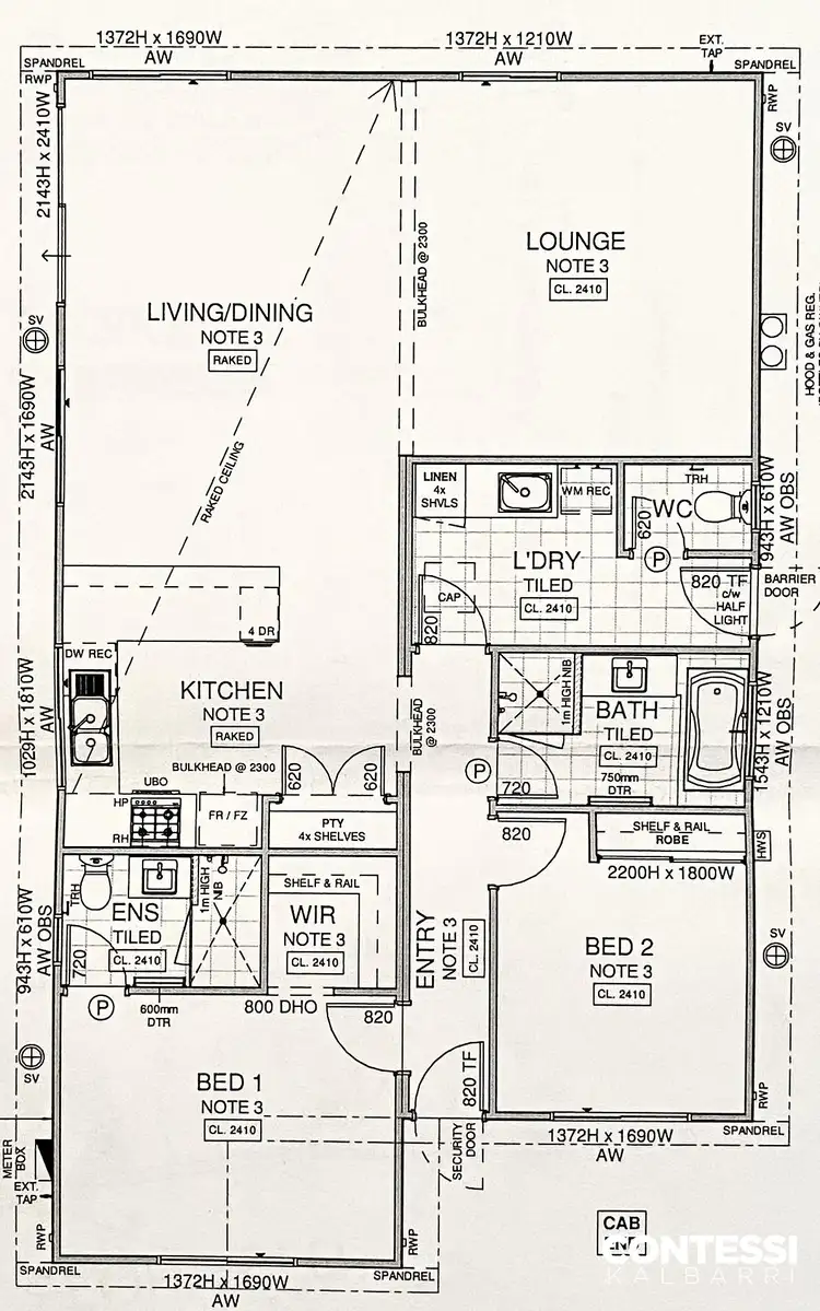 Floorplan of Homely house listing, 39 Flora Boulevard, Kalbarri WA 6536