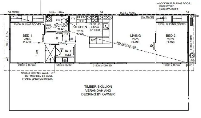 Floorplan of Homely house listing, 4 Moonstone Way, Kalbarri WA 6536