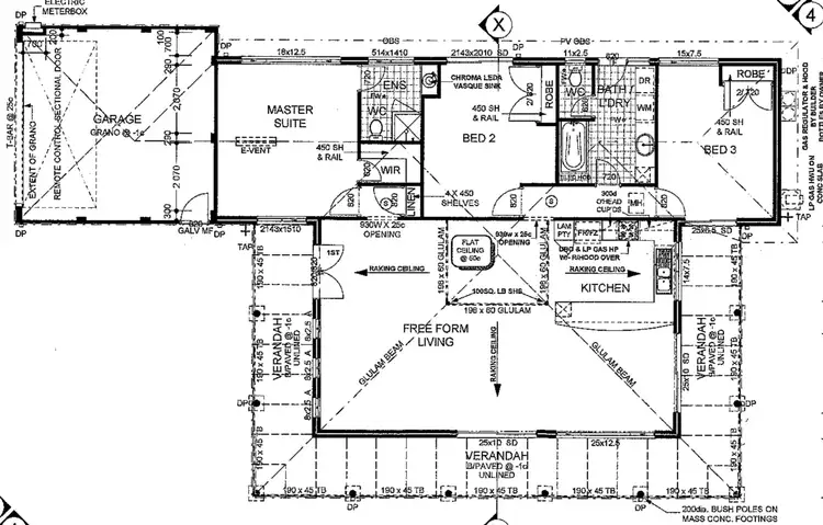Floorplan of Homely house listing, 6 Portree Elbow, Kalbarri WA 6536
