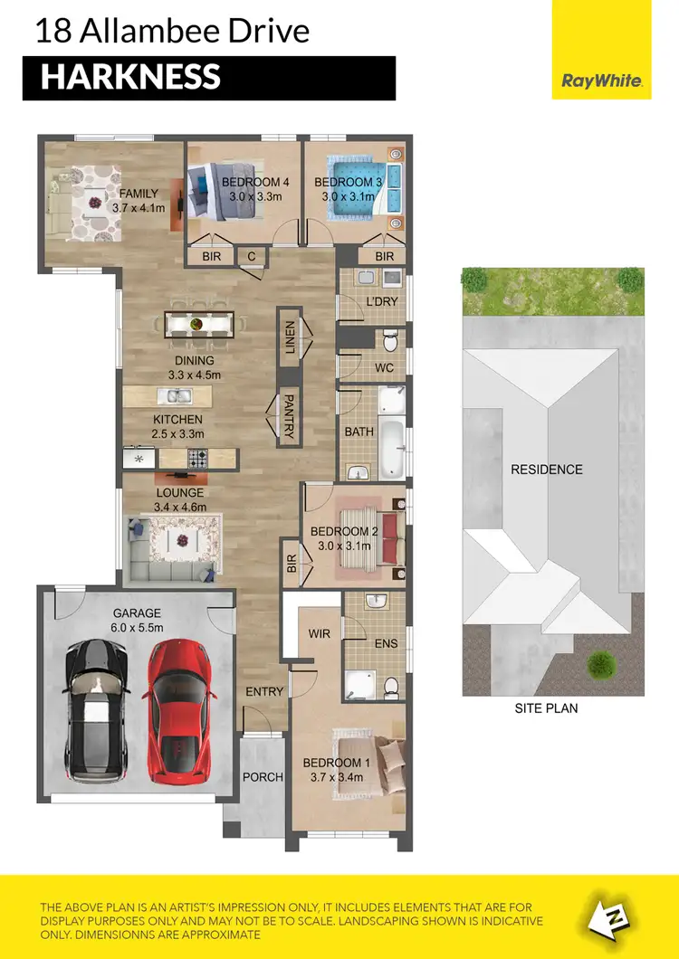 Floorplan of Homely house listing, 18 Allambee Drive, Harkness VIC 3337