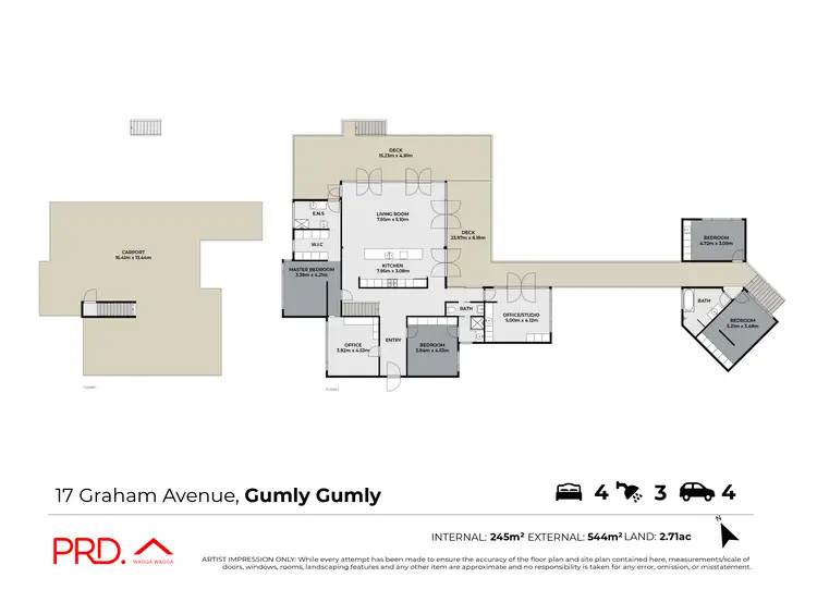 Floorplan of Homely house listing, 17 Graham Avenue, Gumly Gumly NSW 2652