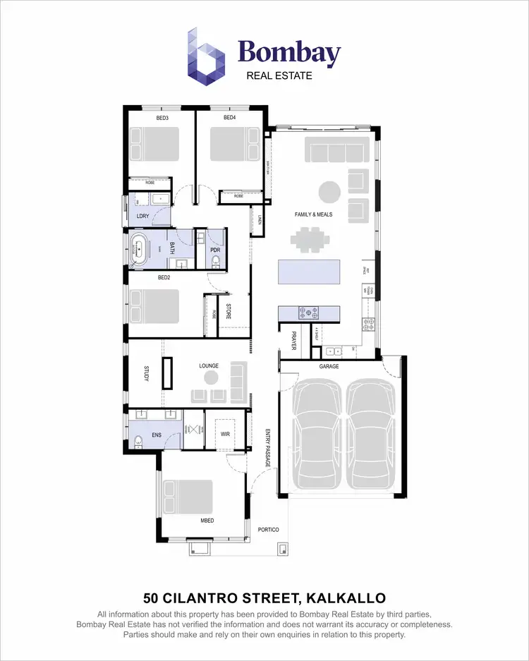 Floorplan of Homely house listing, 50 Cilantro Street, Kalkallo VIC 3064