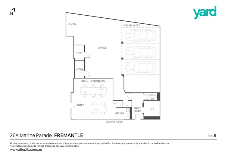 Floorplan of Homely apartment listing, 26 Marine Terrace, Fremantle WA 6160
