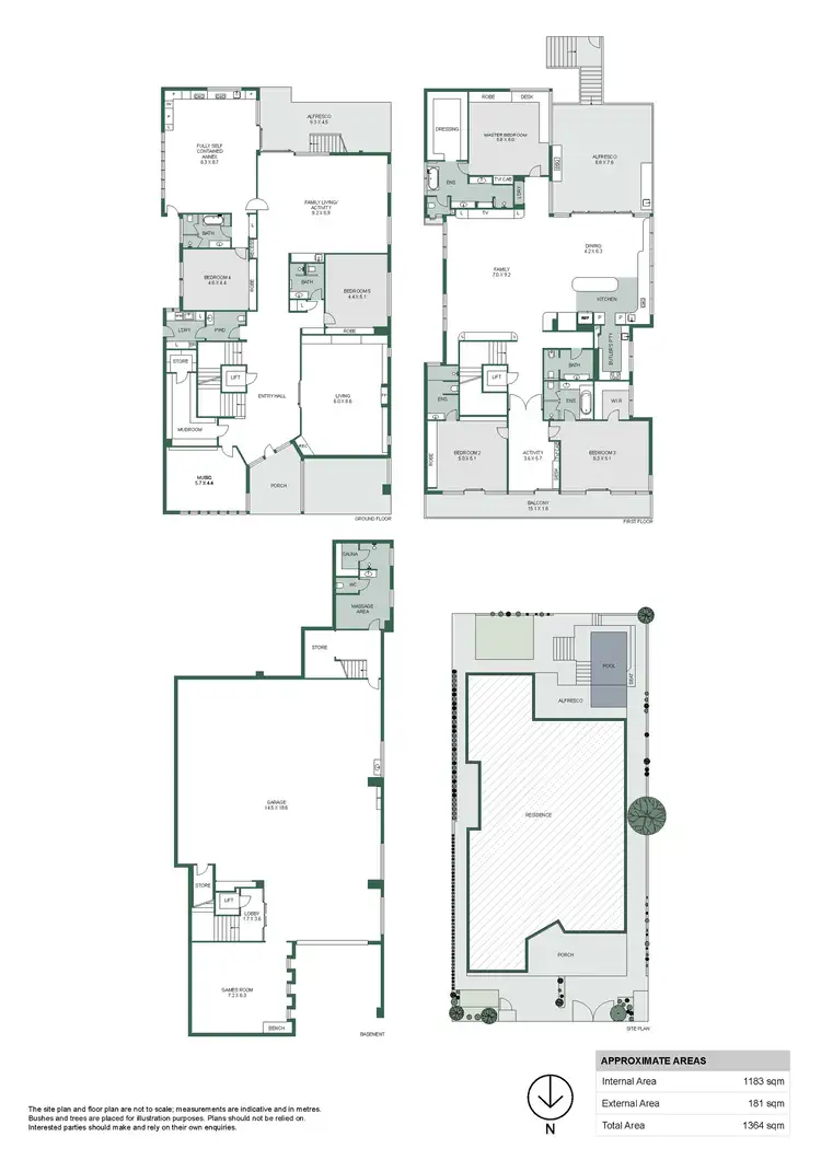 Floorplan of Homely house listing, 17 Warton Street, Cottesloe WA 6011