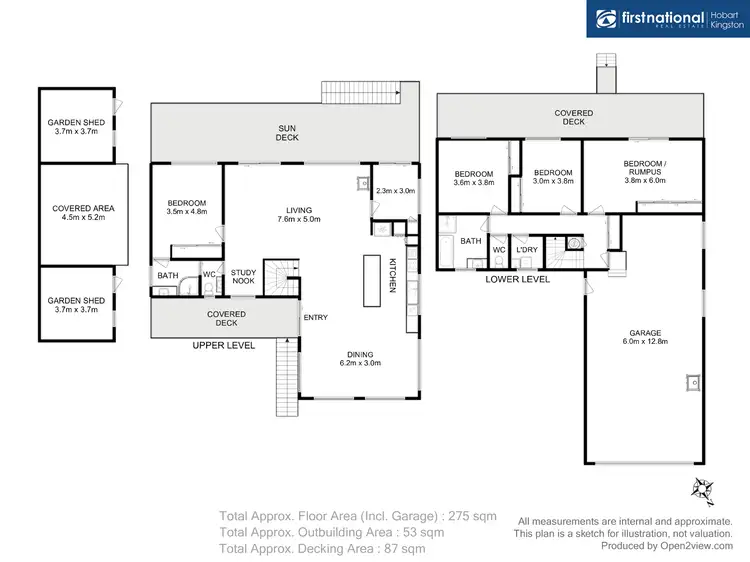 Floorplan of Homely house listing, 23 Lovering Avenue, Verona Sands TAS 7112
