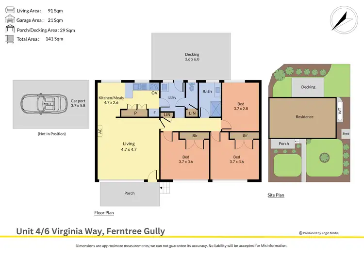 Floorplan of Homely unit listing, 4/6 Virginia Way, Ferntree Gully VIC 3156