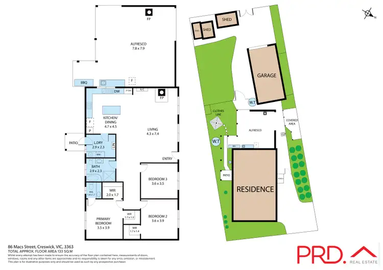 Floorplan of Homely house listing, 86 Macs Street, Creswick VIC 3363