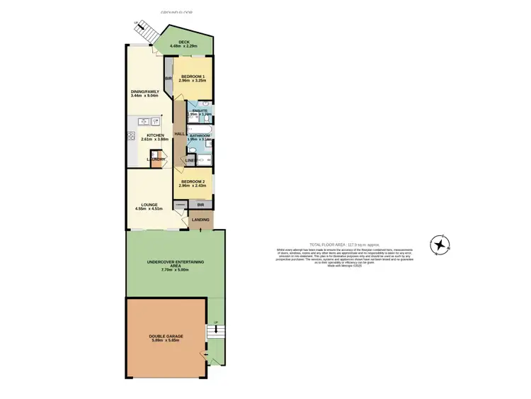 Floorplan of Homely semi-detached listing, 11 Mountainview Mews, Albion Park NSW 2527