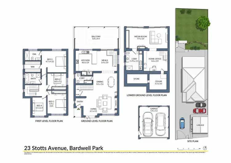 Floorplan of Homely house listing, 23 Stotts Avenue, Bardwell Park NSW 2207