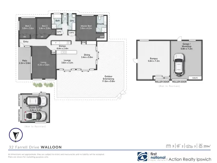 Floorplan of Homely house listing, 32 Farrell Drive, Walloon QLD 4306