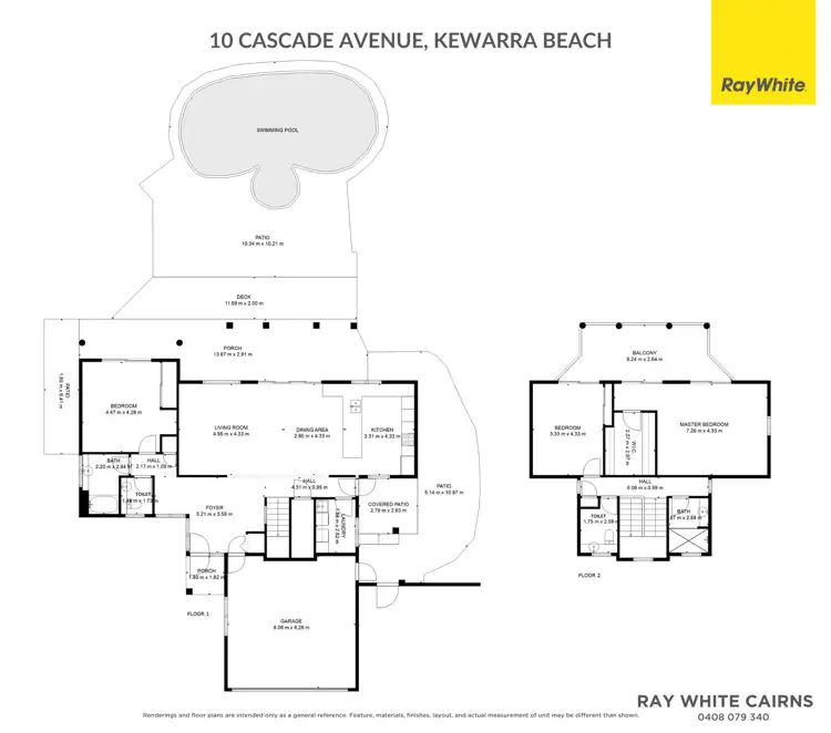 Floorplan of Homely house listing, 10 Cascade Avenue, Kewarra Beach QLD 4879