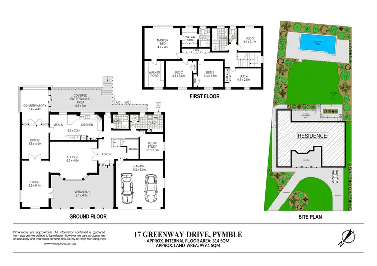 Floorplan of Homely house listing, 17 Greenway Drive, Pymble NSW 2073