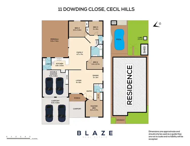 Floorplan of Homely house listing, 11 Dowding Close, Cecil Hills NSW 2171