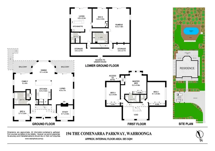 Floorplan of Homely house listing, 194 The Comenarra Parkway, Wahroonga NSW 2076
