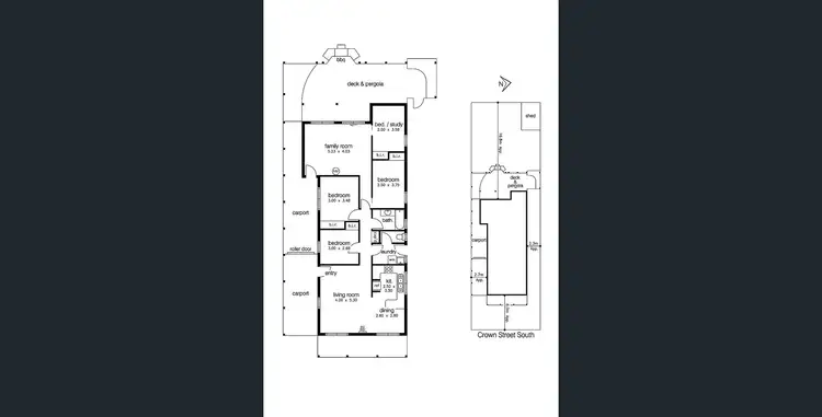 Floorplan of Homely house listing, 42 Crown Street South, Altona Meadows VIC 3028