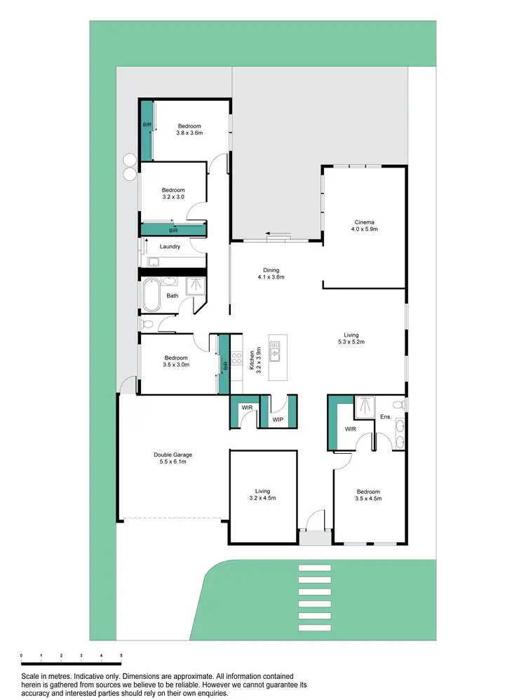 Floorplan of Homely house listing, 28 Ridgegreen View, Caroline Springs VIC 3023