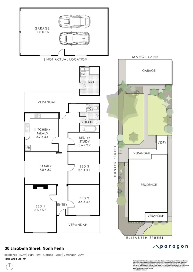 Floorplan of Homely house listing, 30 Elizabeth Street, North Perth WA 6006