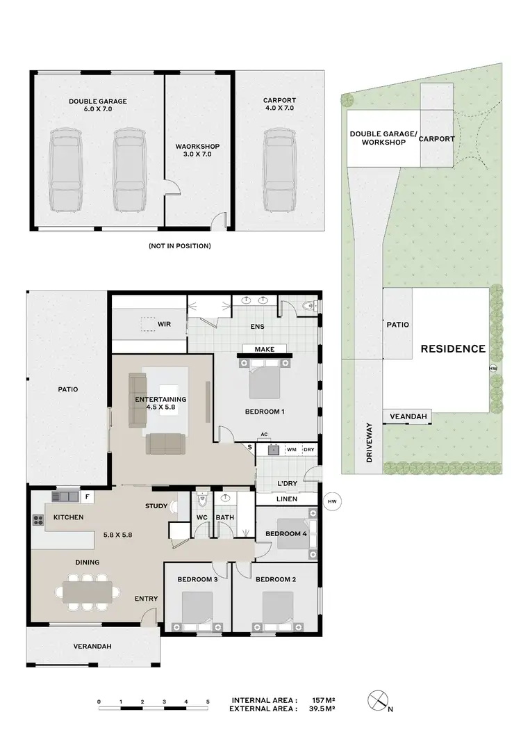 Floorplan of Homely house listing, 424 Dalrymple Road, Kirwan QLD 4817