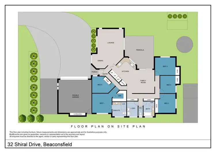 Floorplan of Homely house listing, 32 Shiral Drive, Beaconsfield QLD 4740
