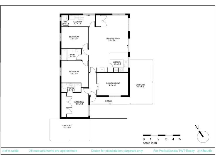 Floorplan of Homely house listing, 386B Lennard Street, Dianella WA 6059