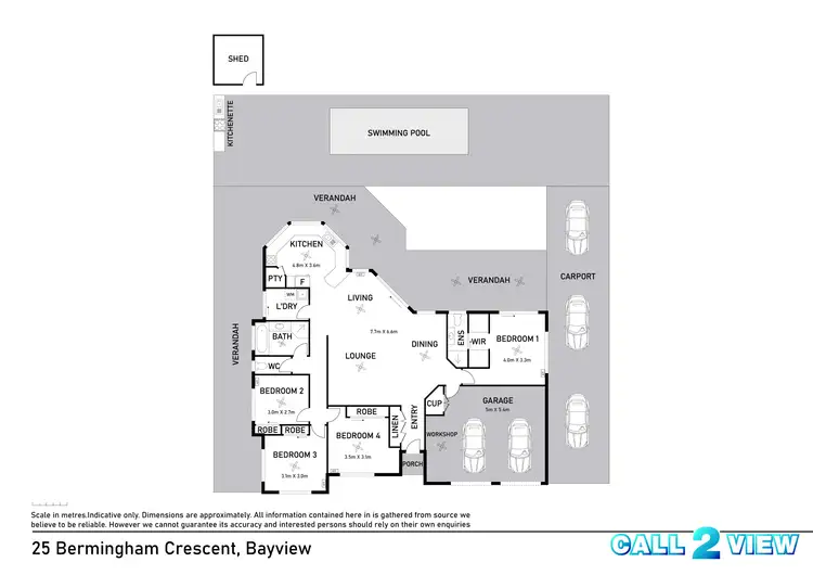 Floorplan of Homely house listing, 25 Bermingham Crescent, Bayview NT 820