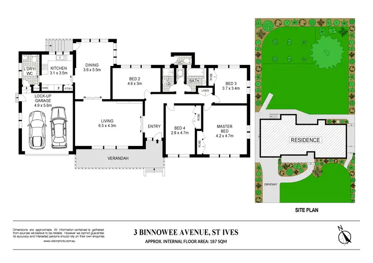 Floorplan of Homely house listing, 3 Binnowee Avenue, St Ives NSW 2075