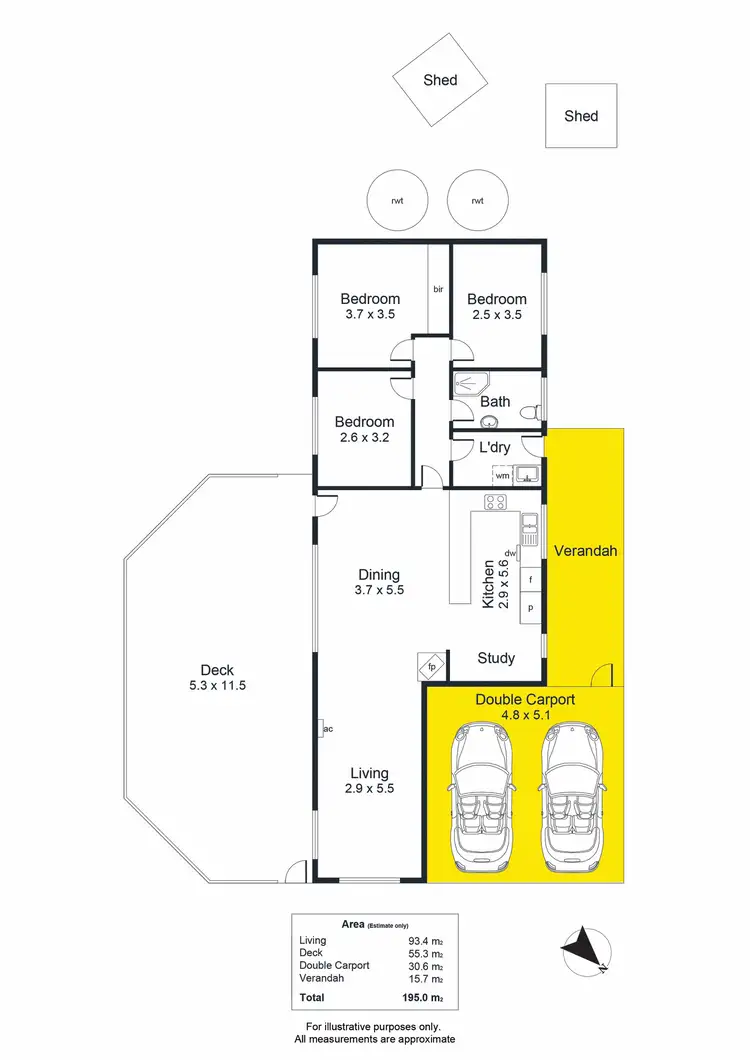 Floorplan of Homely house listing, 18 Elmstead Drive, Upper Sturt SA 5156