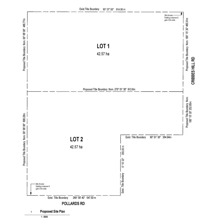 Floorplan of Homely rural property listing, Lot 1 Pollards Road, Elphinstone VIC 3448