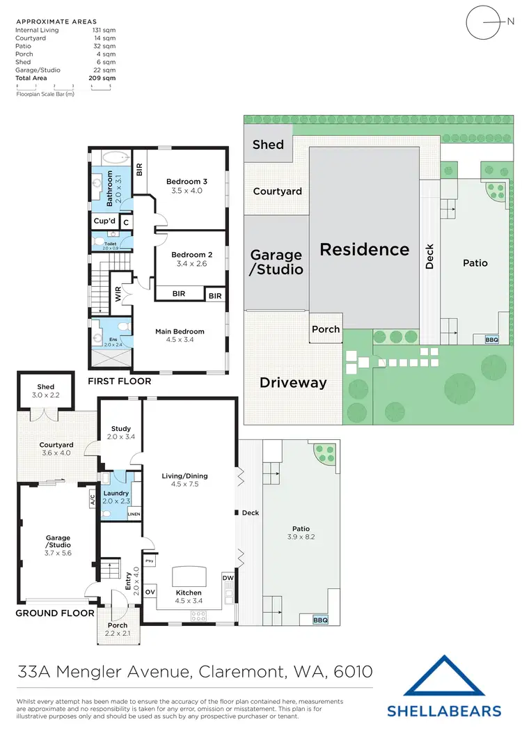 Floorplan of Homely house listing, 33A Mengler Avenue, Claremont WA 6010
