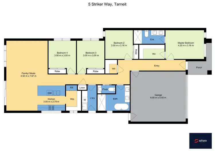 Floorplan of Homely house listing, 13 Arnison Street, Tarneit VIC 3029