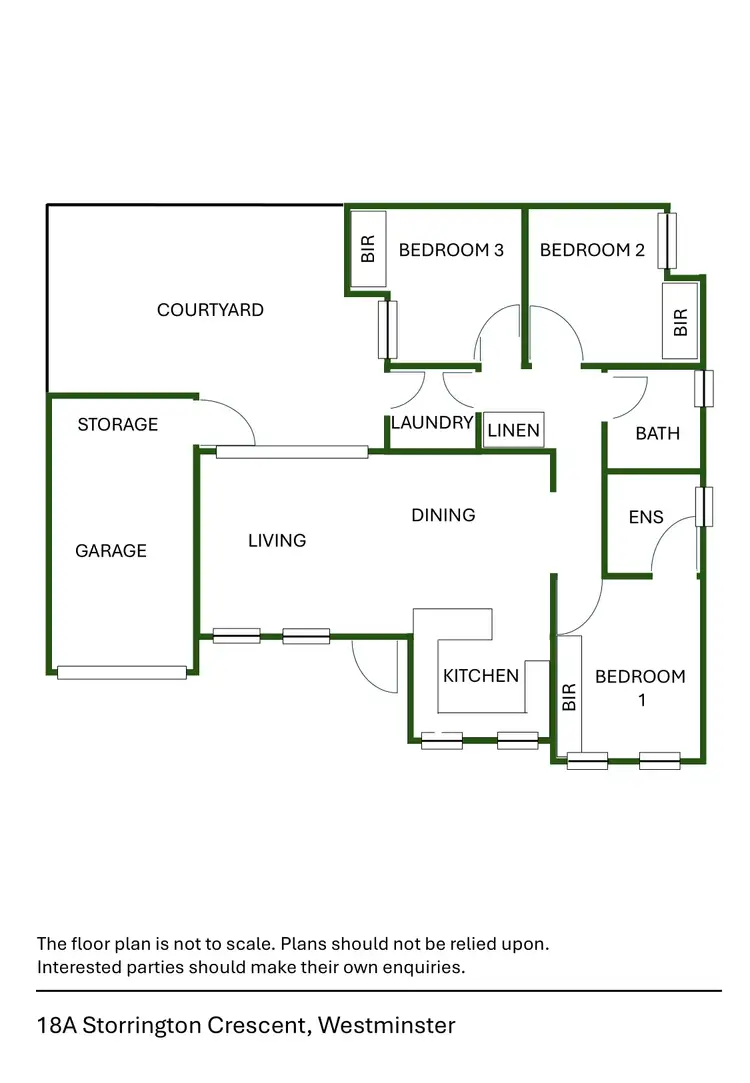 Floorplan of Homely villa listing, 18A Storrington Crescent, Westminster WA 6061