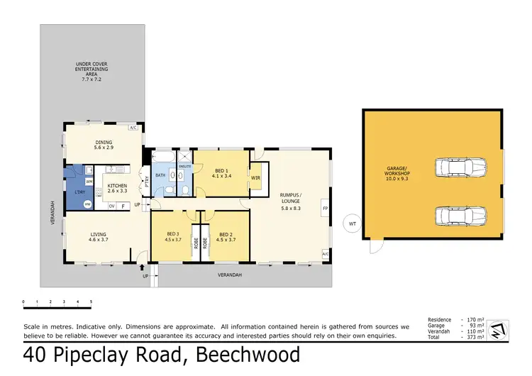 Floorplan of Homely rural property listing, 40 Pipeclay Road, Beechwood NSW 2446