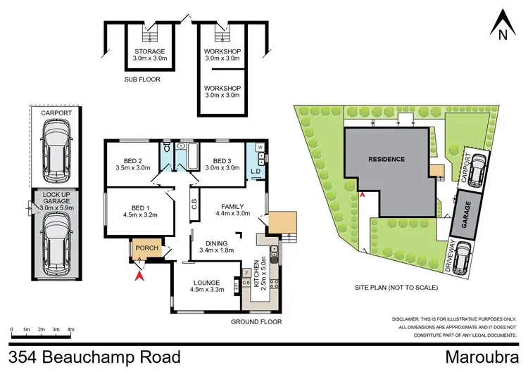Floorplan of Homely house listing, 354 Beauchamp Road, Maroubra NSW 2035