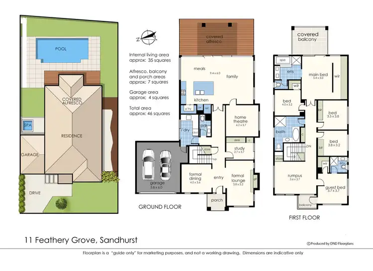 Floorplan of Homely house listing, 11 Feathery Grove, Sandhurst VIC 3977