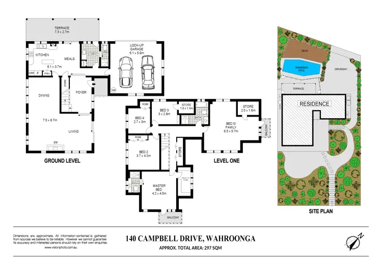 Floorplan of Homely house listing, 140 Campbell Drive, Wahroonga NSW 2076