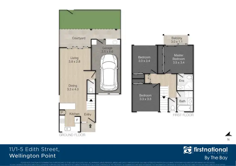 Floorplan of Homely townhouse listing, 11/1-5 Edith Street, Wellington Point QLD 4160