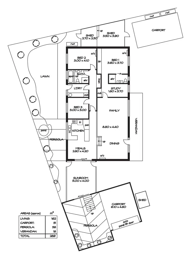 Floorplan of Homely house listing, 129 Brougham Drive, Valley View SA 5093