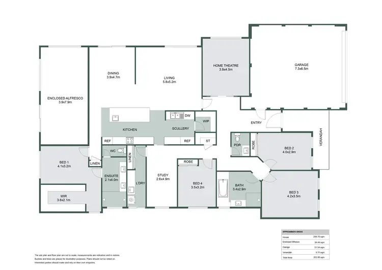 Floorplan of Homely house listing, 128 Bortolo Drive, Greenfields WA 6210